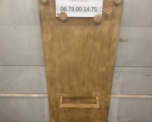 Aérogommage Porte manteau Bois Le Teich